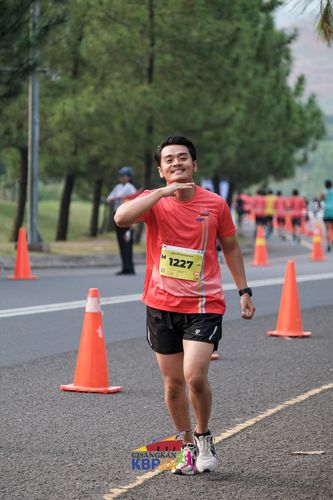 Race photo from CISANGKAN KBP CITY RUN 2025