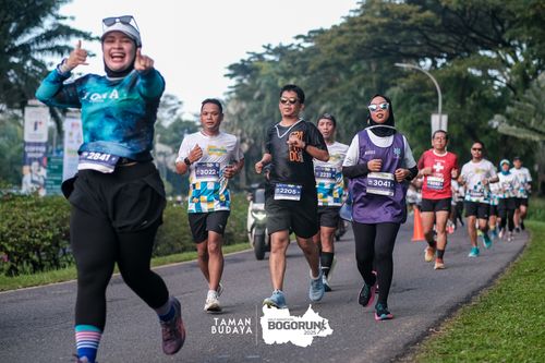 Race photo from Taman Budaya x BOGORUN 2025