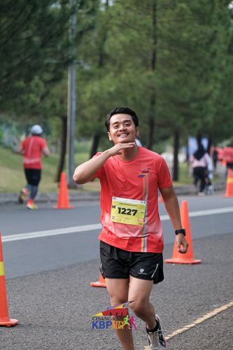 Race photo from CISANGKAN KBP CITY RUN 2025