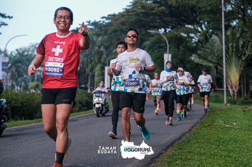 Race photo from Taman Budaya x BOGORUN 2025