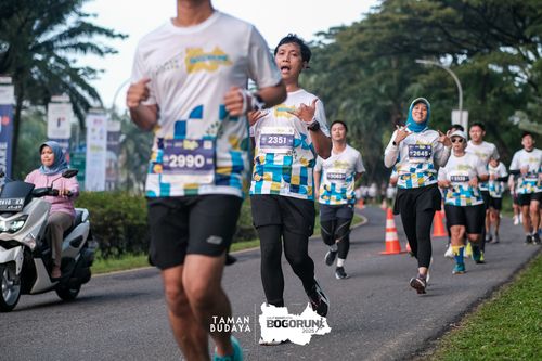 Race photo from Taman Budaya x BOGORUN 2025