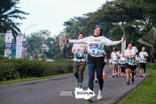 Race photo from Taman Budaya x BOGORUN 2025