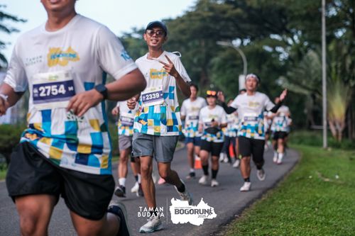 Race photo from Taman Budaya x BOGORUN 2025