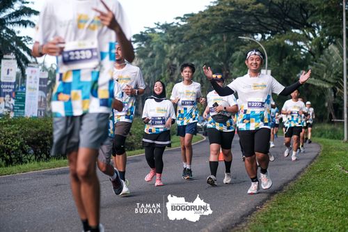 Race photo from Taman Budaya x BOGORUN 2025
