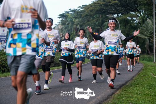 Race photo from Taman Budaya x BOGORUN 2025