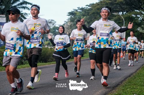 Race photo from Taman Budaya x BOGORUN 2025