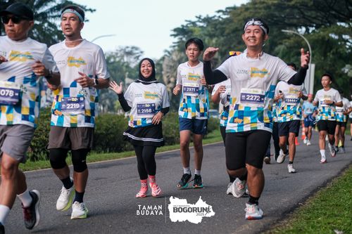 Race photo from Taman Budaya x BOGORUN 2025