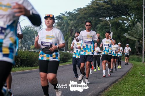 Race photo from Taman Budaya x BOGORUN 2025
