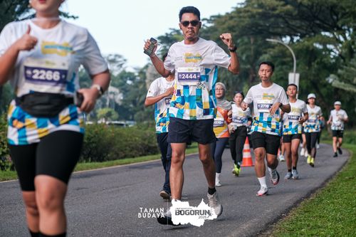 Race photo from Taman Budaya x BOGORUN 2025