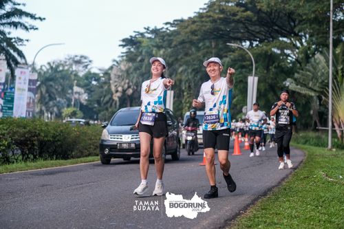 Race photo from Taman Budaya x BOGORUN 2025