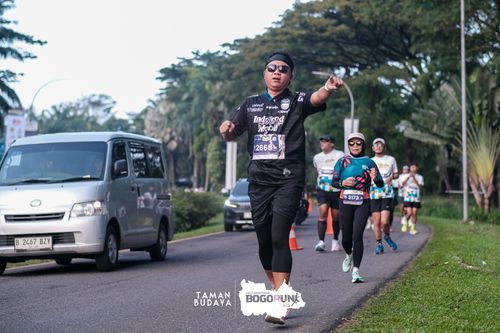 Race photo from Taman Budaya x BOGORUN 2025