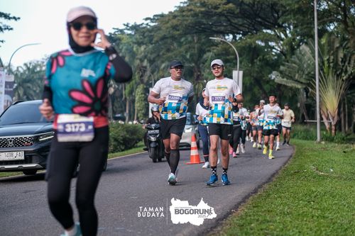 Race photo from Taman Budaya x BOGORUN 2025