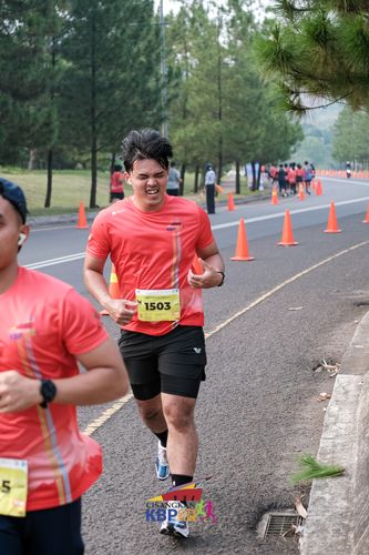 Race photo from CISANGKAN KBP CITY RUN 2025