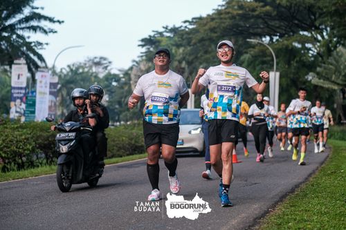 Race photo from Taman Budaya x BOGORUN 2025