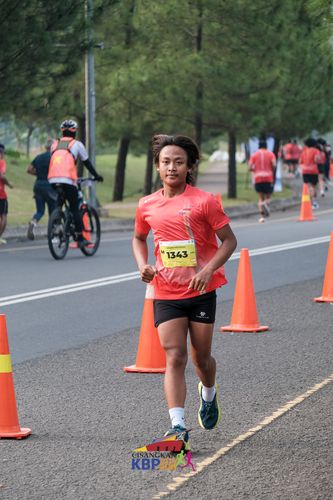 Race photo from CISANGKAN KBP CITY RUN 2025