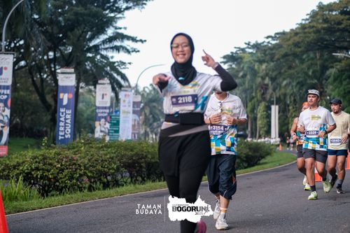 Race photo from Taman Budaya x BOGORUN 2025