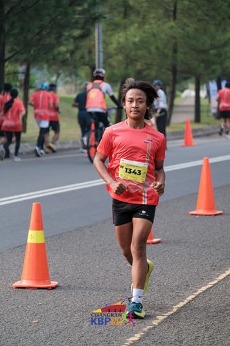 Race photo from CISANGKAN KBP CITY RUN 2025