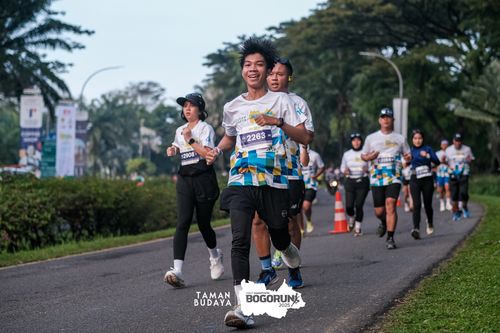 Race photo from Taman Budaya x BOGORUN 2025