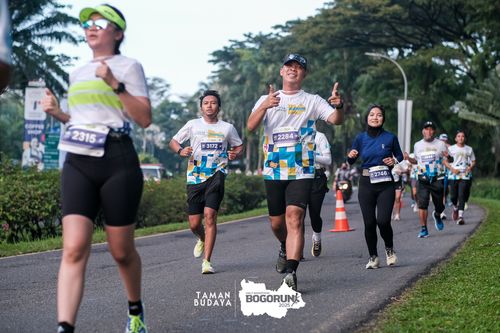 Race photo from Taman Budaya x BOGORUN 2025