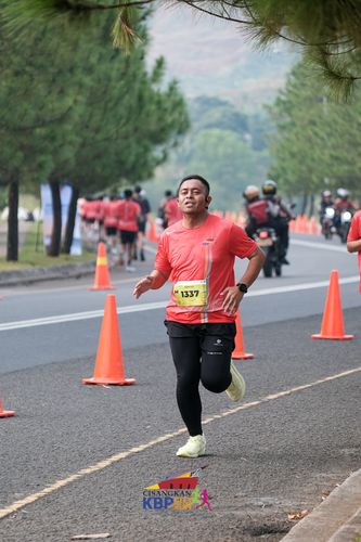 Race photo from CISANGKAN KBP CITY RUN 2025