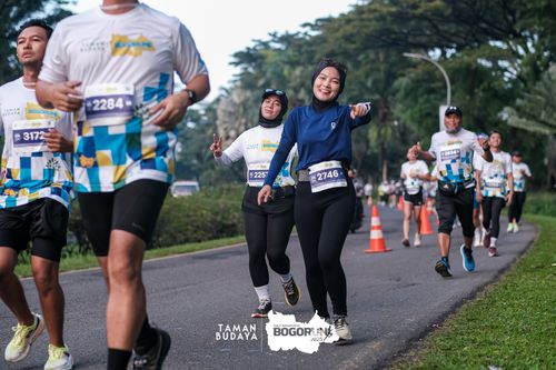 Race photo from Taman Budaya x BOGORUN 2025