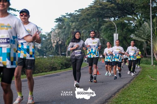 Race photo from Taman Budaya x BOGORUN 2025