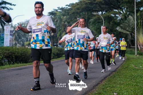 Race photo from Taman Budaya x BOGORUN 2025
