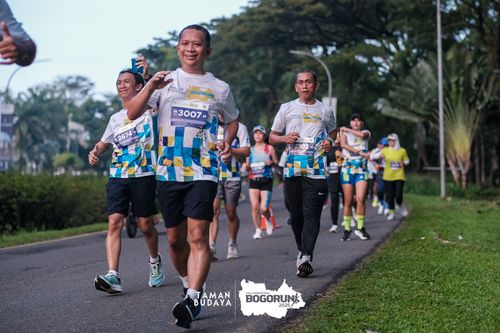 Race photo from Taman Budaya x BOGORUN 2025