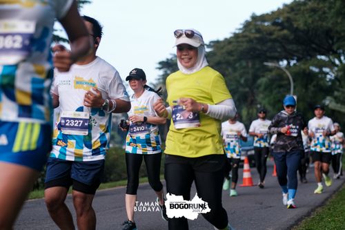 Race photo from Taman Budaya x BOGORUN 2025