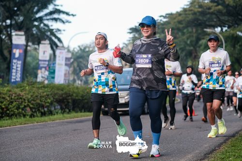 Race photo from Taman Budaya x BOGORUN 2025