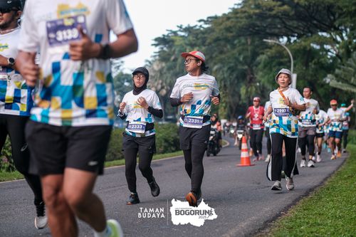 Race photo from Taman Budaya x BOGORUN 2025