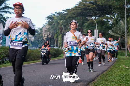 Race photo from Taman Budaya x BOGORUN 2025