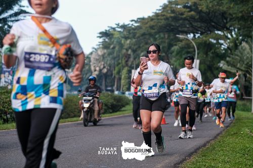 Race photo from Taman Budaya x BOGORUN 2025