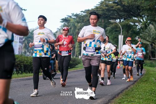 Race photo from Taman Budaya x BOGORUN 2025