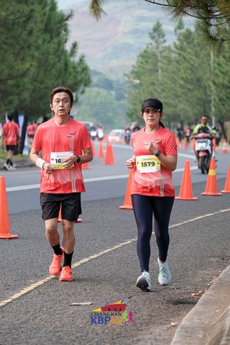 Race photo from CISANGKAN KBP CITY RUN 2025