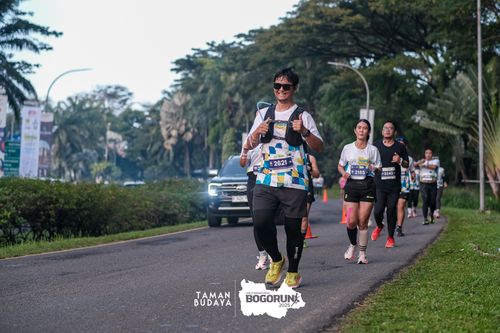 Race photo from Taman Budaya x BOGORUN 2025