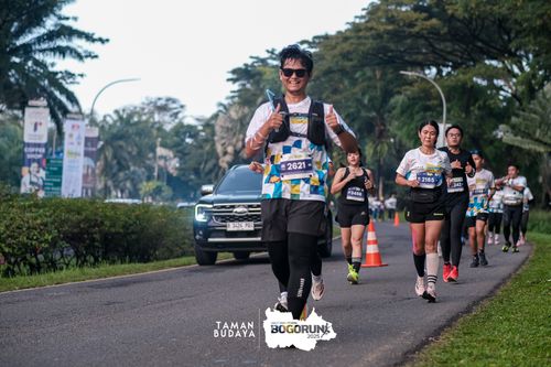 Race photo from Taman Budaya x BOGORUN 2025