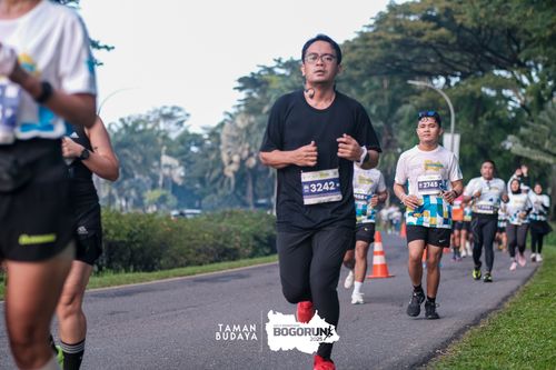 Race photo from Taman Budaya x BOGORUN 2025