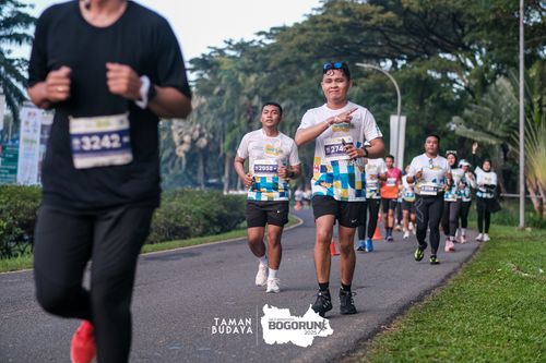 Race photo from Taman Budaya x BOGORUN 2025
