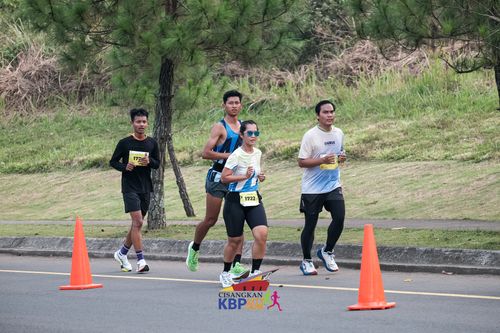 Race photo from CISANGKAN KBP CITY RUN 2025