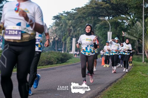 Race photo from Taman Budaya x BOGORUN 2025