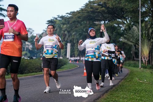 Race photo from Taman Budaya x BOGORUN 2025