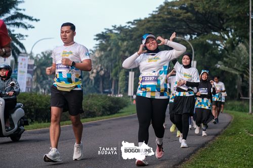 Race photo from Taman Budaya x BOGORUN 2025