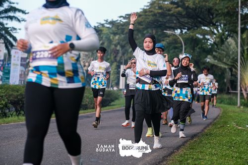 Race photo from Taman Budaya x BOGORUN 2025