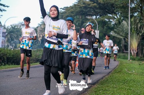 Race photo from Taman Budaya x BOGORUN 2025