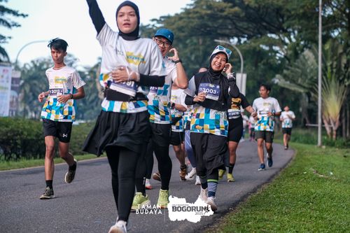 Race photo from Taman Budaya x BOGORUN 2025
