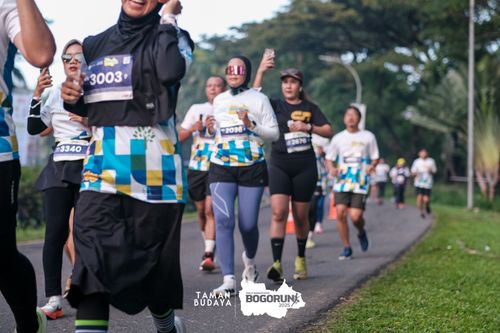 Race photo from Taman Budaya x BOGORUN 2025
