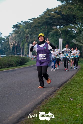 Race photo from Taman Budaya x BOGORUN 2025