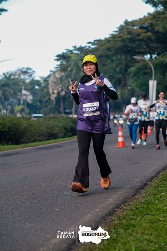 Race photo from Taman Budaya x BOGORUN 2025