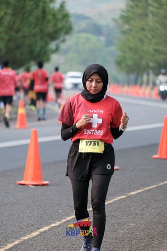 Race photo from CISANGKAN KBP CITY RUN 2025